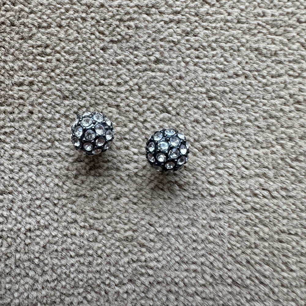 Stella and Dot Silver Stud Earrings